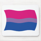Bisexual Pride Flag Mousepad Muismat (Voorkant)