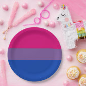 Bisexual Pride Flag Papieren Bordje (Feest)