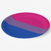 Bisexual Pride Flag Papieren Bordje (Gekanteld)
