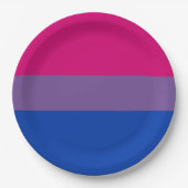 Bisexual Pride Flag Papieren Bordje (Voorkant)