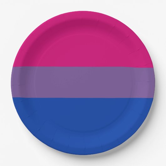 Bisexual Pride Flag Papieren Bordje (Voorkant)