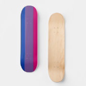 Bisexual Pride Flag Persoonlijk Skateboard (Voorkant)