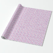 Bisexual Pride Flag Pink Paars Sprinkles Patroon Cadeaupapier (Uitgerold)