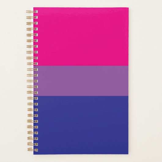 Bisexual Pride Flag Planner (Voorkant)