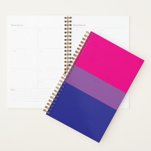 Bisexual Pride Flag Planner (Display)