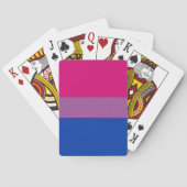 Bisexual Pride Flag Pokerkaarten (Achterkant)