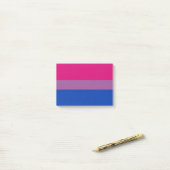 Bisexual Pride Flag Post-it® Notes (Op bureau)