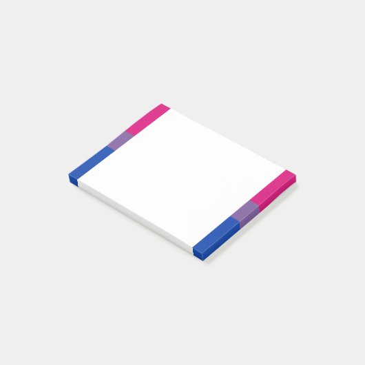 Bisexual Pride Flag Post-it® Notes (Schuin)