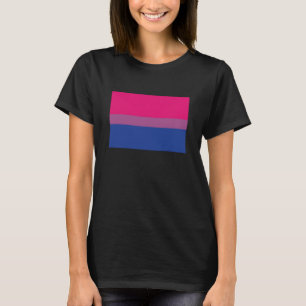 Bisexual Pride Flag Proud Bisexuality Bi Love LGBT T-shirt