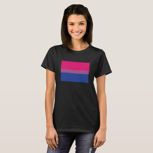 Bisexual Pride Flag Proud Bisexuality Bi Love LGBT T-shirt (Voorkant volledig)