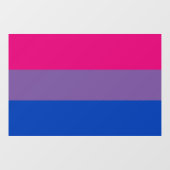 Bisexual Pride Flag Raamsticker (Vel)