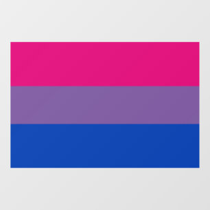 Bisexual Pride Flag Raamsticker