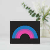 Bisexual Pride Flag Rainbow Briefkaart (Staand voorkant)