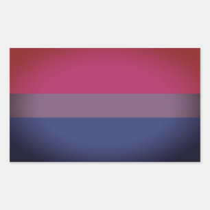 Bisexual Pride Flag Rechthoekige Sticker