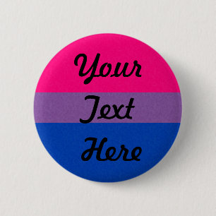 Bisexual Pride Flag Ronde Button 5,7 Cm