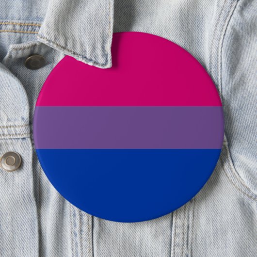 Bisexual Pride Flag Ronde Button 6,0 Cm (In situ)