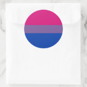 Bisexual Pride Flag Ronde Sticker (Tas)