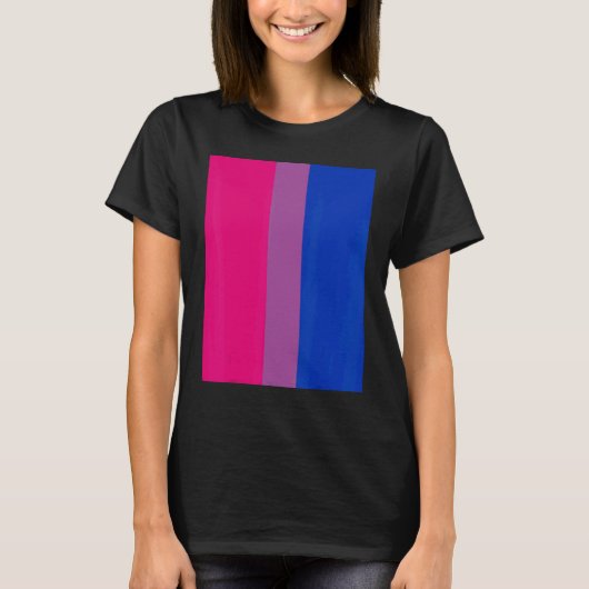 Bisexual Pride Flag Rotated  For Bi People Who Lik T-shirt (Voorkant)