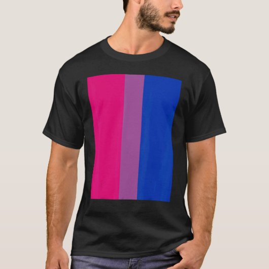 Bisexual Pride Flag Rotated  For Bi People Who Lik T-shirt (Voorkant)