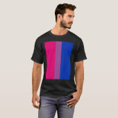 Bisexual Pride Flag Rotated  For Bi People Who Lik T-shirt (Voorkant volledig)