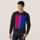 Bisexual Pride Flag Rotated  For Bi People Who Lik Trui (Voorkant volledig)