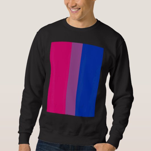 Bisexual Pride Flag Rotated  For Bi People Who Lik Trui (Voorkant)