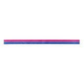 Bisexual Pride Flag Satijnen Lint (Voorkant)
