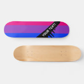 Bisexual Pride Flag Skateboard (Horizontaal)