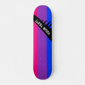 Bisexual Pride Flag Skateboard (Voorkant)