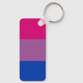 Bisexual Pride Flag Sleutelhanger (Achterkant)