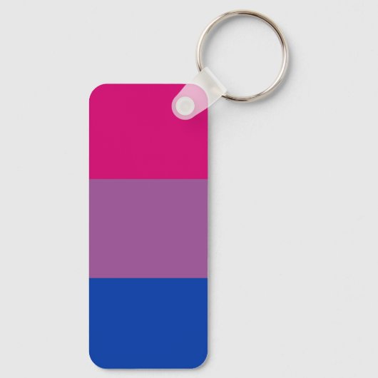 Bisexual Pride Flag Sleutelhanger (Achterkant)