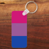Bisexual Pride Flag Sleutelhanger (Achterkant)