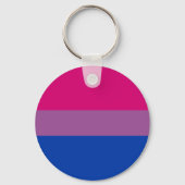 Bisexual Pride Flag Sleutelhanger (Voorkant)