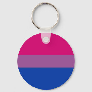 Bisexual Pride Flag Sleutelhanger