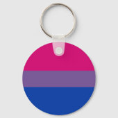 Bisexual Pride Flag Sleutelhanger (Voorkant)