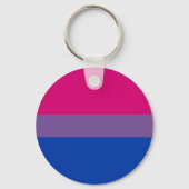 Bisexual Pride Flag Sleutelhanger (Voorkant)
