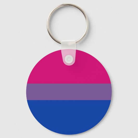 Bisexual Pride Flag Sleutelhanger (Voorkant)