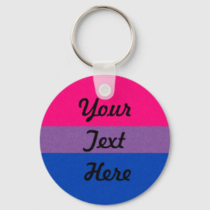 Bisexual Pride Flag Sleutelhanger