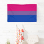 Bisexual Pride Flag Spandoek (Insitu)