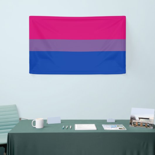 Bisexual Pride Flag Spandoek (Beurs)