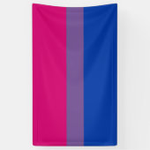 Bisexual Pride Flag Spandoek (Verticaal)