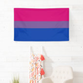 Bisexual Pride Flag Spandoek (Insitu)