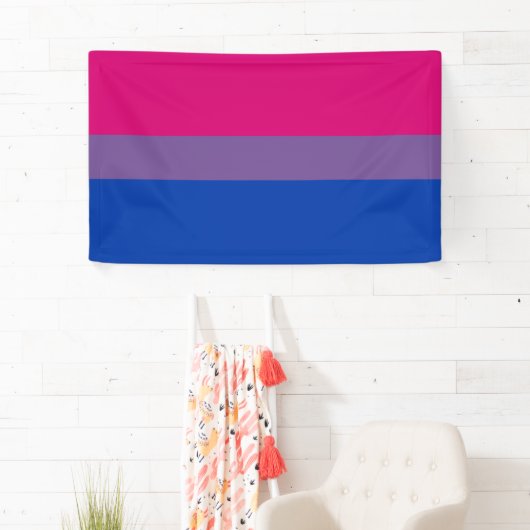 Bisexual Pride Flag Spandoek (Insitu)