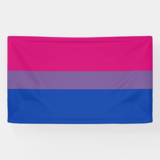 Bisexual Pride Flag Spandoek (Horizontaal)
