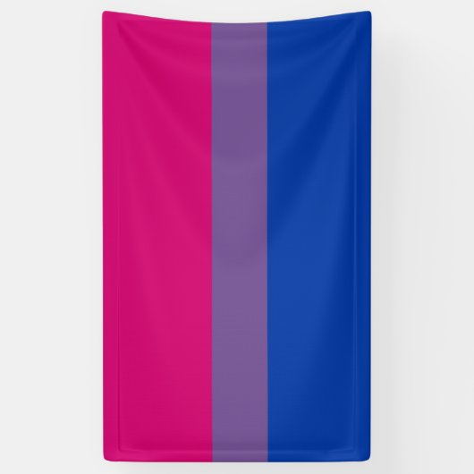 Bisexual Pride Flag Spandoek (Verticaal)