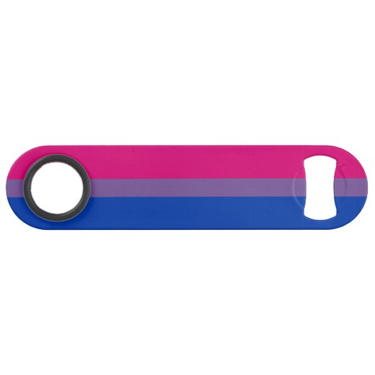 Bisexual Pride Flag Speed Flessenopener (Voorkant (Horizontaal))