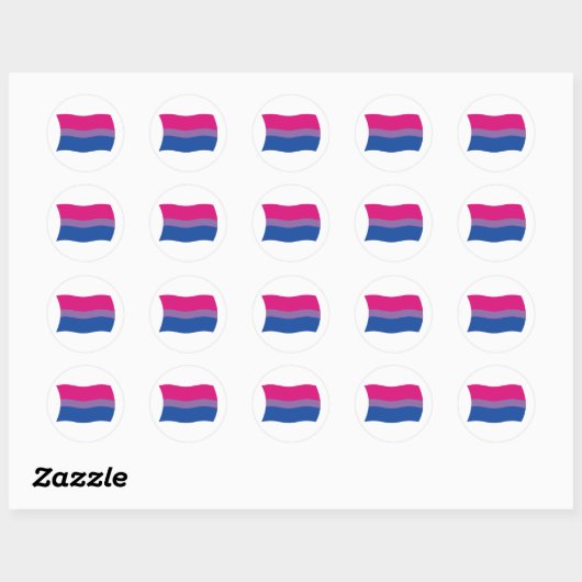 Bisexual Pride Flag Sticker (Vel)