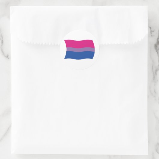 Bisexual Pride Flag Sticker (Tas)