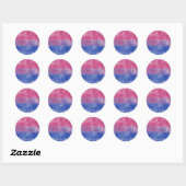 Bisexual pride flag sticker (Vel)