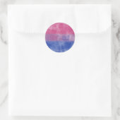 Bisexual pride flag sticker (Tas)